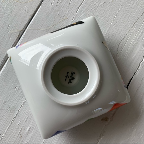 Brigitte Doege Rosenthal Studio Hand Painted Porcelain Candlestick Candle Holder - Picture 15 of 15